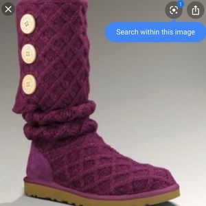 UGG Lattice Cardy in Purple/Raspberry